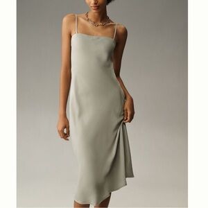 NWT! By Anthropologie Strapless Slip Midi Dress GREEN
Large